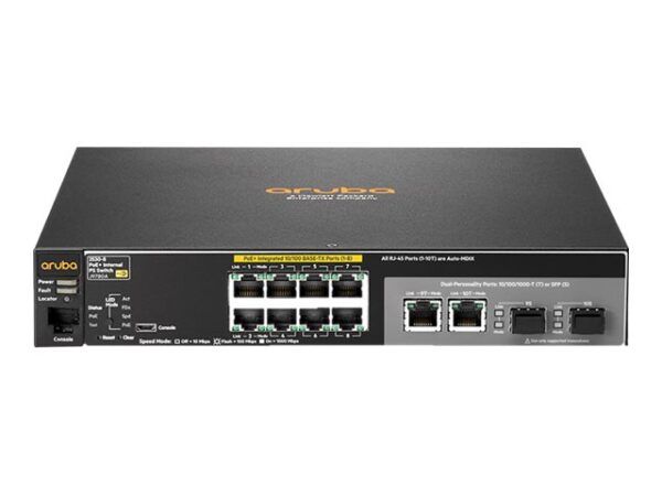 HPE Aruba 2530 Switch 8 PoE+ Europe – English localization