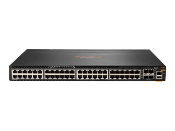 HPE Aruba 6300M 48-port 1GbE and 4-port SFP56 Power-to-Port 2 Fan Trays 1 PSU Bundle