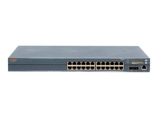 HPE Aruba 7024 (RW) 24-port 400W PoE+ 10G BASE-X SFP+ 32 AP and 2K Clients Controller