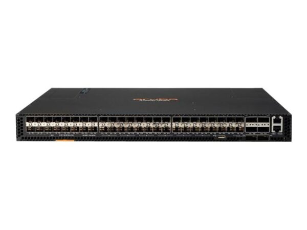 HPE Aruba 8320 Switch Bundle 48p 10G SFP/SFP+ and 6p 40G QSFP+ with X472 5 Fans 2 Power Supply Europe – English localization