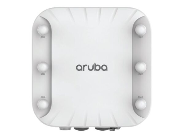 HPE Aruba AP-518 (RW) 802.11ax 2×2:2/4×4:4 Dual Radio 6xRPSMA Connectorized Indoor Hardened AP