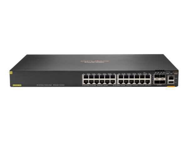 HPE Aruba Networking CX 6200F 24G Class-4 PoE 4SFP 370W Switch EU en