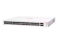 HPE Networking Instant On 1830 48G 4SFP Switch Commutateur intelligent 48 x 10/100/1000 + 4 x Gigabit SFP de bureau