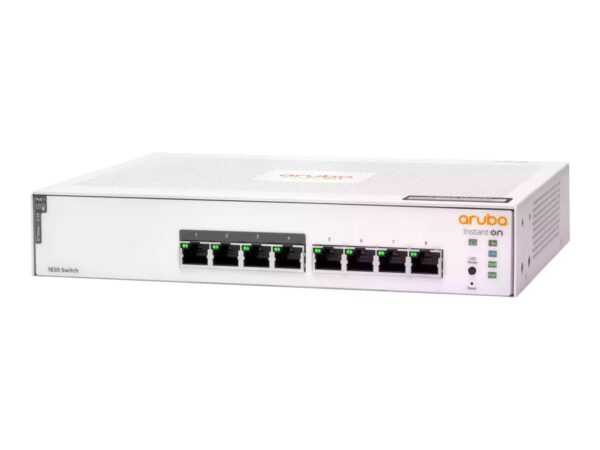 HPE Networking Instant On 1830 8G 4p Class4 PoE 65W Switch Commutateur intelligent 4 x 10/100/1000 + 4 x 10/100/1000 PoE+