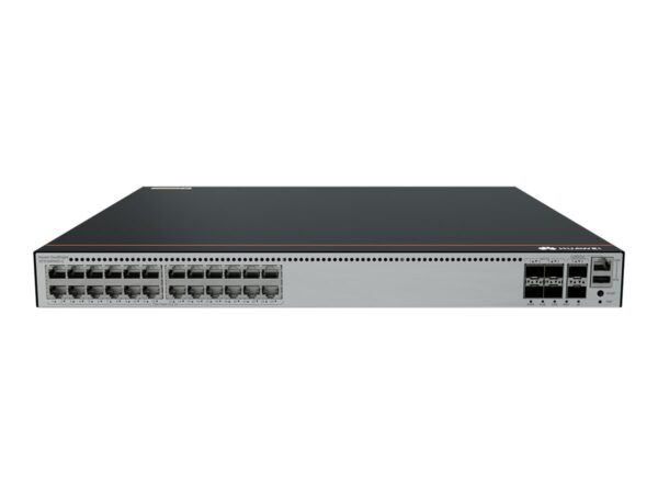 HUAWEI S5735-S24PN4XE-V2 24×10/100/1000/2.5GBASE-T ports PoE+ 4x10GE SFP+ ports 2x12GE stack ports without power module