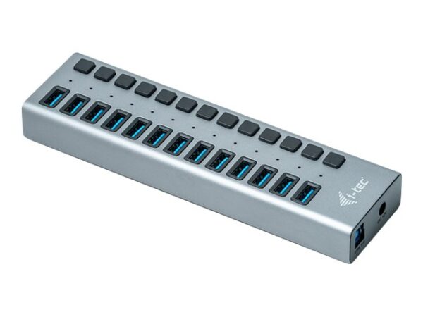 I-TEC USB 3.0 Charging HUB 13port port with external power adapter 60W 13xUSB charging port forTablets Notebooks Ultrabooks PC
