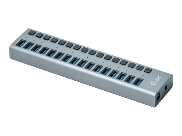 I-TEC USB 3.0 Charging HUB 16port port with external adapter 90W 16xUSB chargingport for Tablets Notebooks Ultrabooks PC