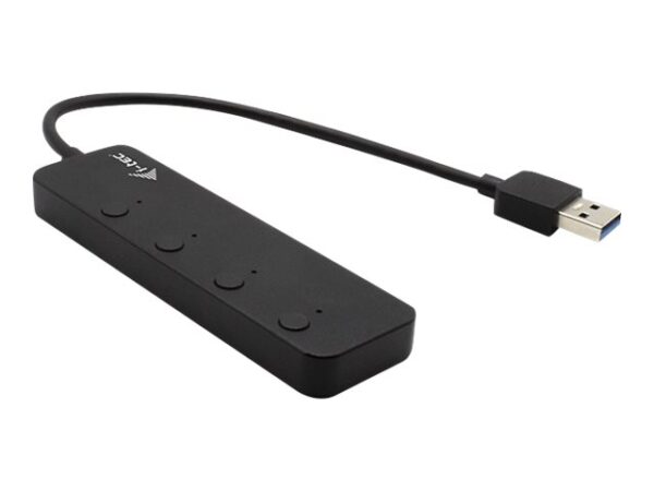 I-TEC USB 3.0 Metal HUB 4 Port with individual On/Off Switches 4xUSB 3.0 port with quick charging support BC 1.2