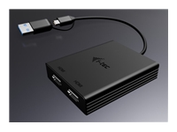 I-TEC USB-A/USB-C Dual 4K DP Video Adapter 2x 4K DP Display Adapter with DisplayLink Chip 6950