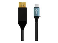 I-TEC USB C DisplayPort Cable Adapter 4K 60Hz 200cm compatible with Thunderbolt 3