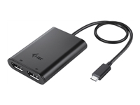 I-TEC USB-C Dual 4K/60Hz single 8K/30Hz DP Video Adapter 2x DP Port