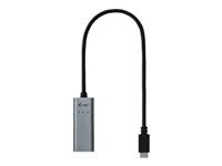I-TEC USB-C Metal 2.5Gbps Ethernet Adapter 1x USB-C to RJ-45 LED compatible with Thunderbolt 3