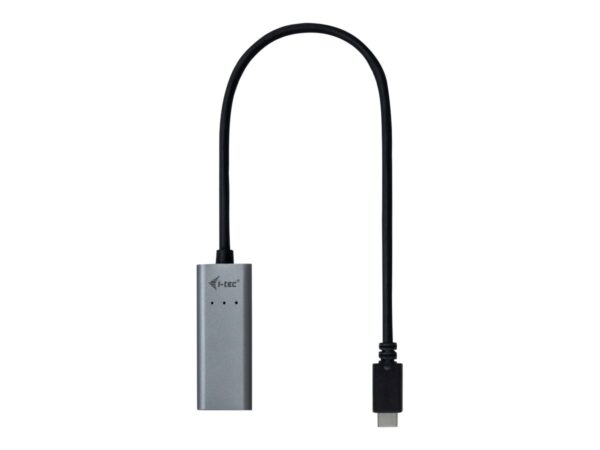 I-TEC USB-C Metal Gigabit Ethernet Adapter 1xUSB-C to RJ-45 LED compatible with Thunderbolt 3