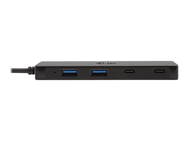 I-TEC USB-C Metal HUB 2xUSB 3.0 2xUSB-C 5Gbps without power adapter ideal for Notebook Ultrabook Tablet PC