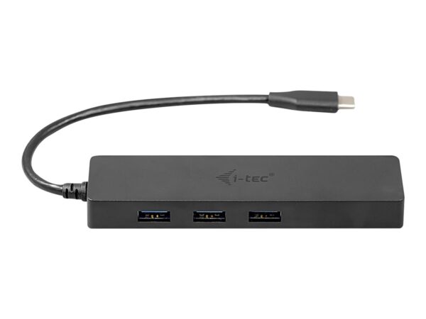 I-TEC USB C Slim HUB 3 Port with Gigabit Ethernet Adapter ideal for New Macbook Macbook Pro 2016 etc. compatible with Thunderbolt 3