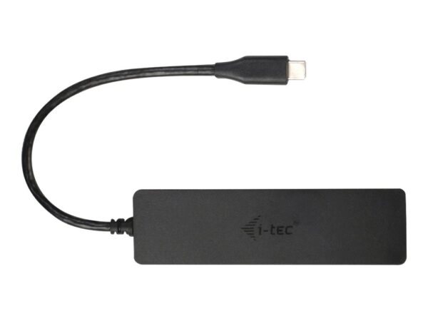 I-TEC USB C Slim HUB 3 Port with Gigabit Ethernet Adapter ideal for New Macbook Macbook Pro 2016 etc. compatible with Thunderbolt 3