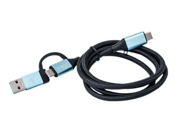 I-TEC USB-C to USB-C Cable with integrated USB 3.0 Adapter 100cm