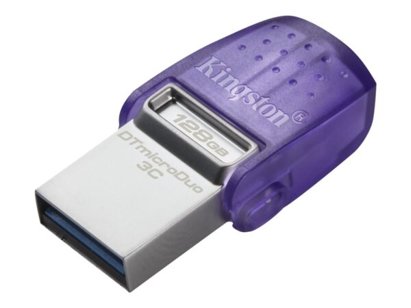 KINGSTON 128Go DataTraveler microDuo 3C 200MB/s dual USB-A + USB-C