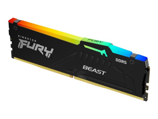 KINGSTON 16Go 5600MT/s DDR5 CL36 DIMM FURY Beast RGB