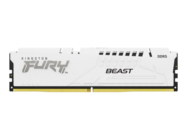 KINGSTON 16Go 6400MT/s DDR5 CL32 DIMM FURY Beast White XMP