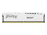 KINGSTON 16Go 6400MT/s DDR5 CL32 DIMM FURY Beast White XMP