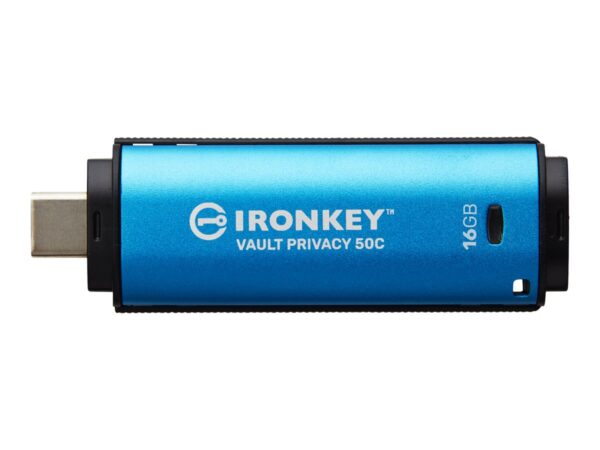 KINGSTON 16Go USB-C IronKey Vault Privacy 50C AES-256 Encrypted FIPS 197