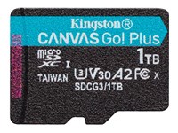 KINGSTON 1To microSDXC Canvas Go Plus 170R A2 U3 V30 Single Pack w/o ADP