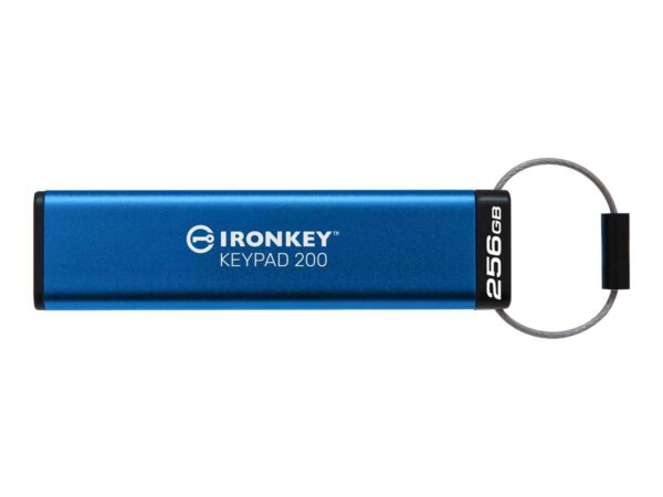 KINGSTON 256Go IronKey Keypad 200 FIPS 140-3 Lvl 3 Pending AES-256 Encrypted