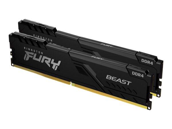 KINGSTON 32Go 3200MHz DDR4 CL16 DIMM Kit of 2 1Gx8 FURY Beast Black