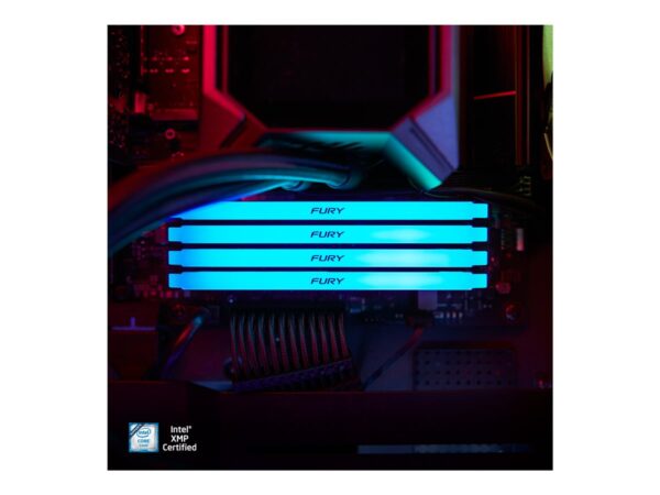 KINGSTON 32Go 3200MT/s DDR4 CL16 DIMM FURY Beast RGB