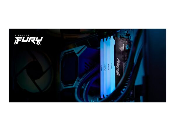 KINGSTON 32Go 3200MT/s DDR4 CL16 DIMM FURY Beast RGB