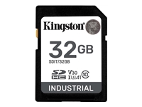 KINGSTON 32Go SDHC Industrial -40C to 85C C10 UHS-I U3 V30 A1 pSLC
