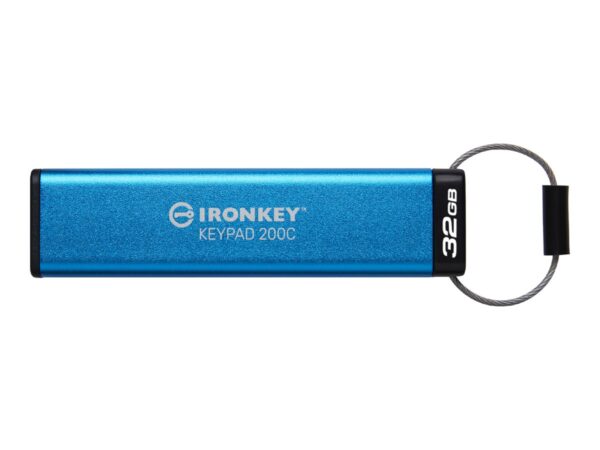 KINGSTON 32Go USB-C IronKey Keypad 200C FIPS 140-3 Lvl 3 Pending AES-256