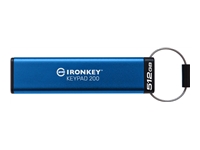 KINGSTON 512Go IronKey Keypad 200 FIPS 140-3 Lvl 3 Pending AES-256 Encrypted