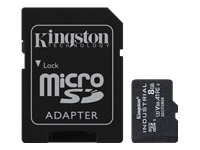 KINGSTON 8Go microSDHC Industrial C10 A1 pSLC Card + SD Adapter
