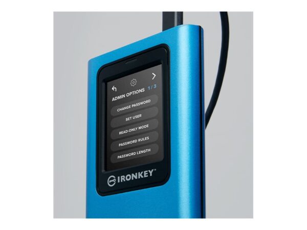 KINGSTON 960Go IronKey Vault Privacy 80 XTS-AES 256-bit Encrypted External SSD