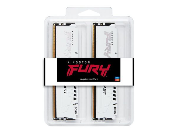 KINGSTON FURY Beast 64Go DIMM DDR5 5200MT/s DDR5 CL36 Kit of 2 White EXPO