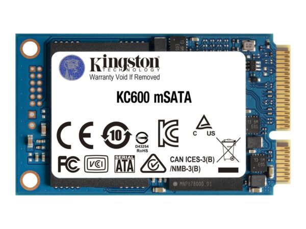 KINGSTON KC600 256Go SATA3 mSATA SSD