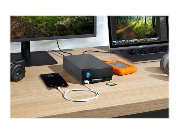 LACIE 1big Dock 16TB Thunderbolt 3 + USB 3.1 8.9cm 3.5inch for MAC & PC – gray