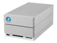 LACIE 2big Dock Thunderbolt3 28To 8.9cm 3.5p USB 3.1 Hardware-RAID inc Rescue Service RAID 0/1/JBOD SATA 6.0Go/s