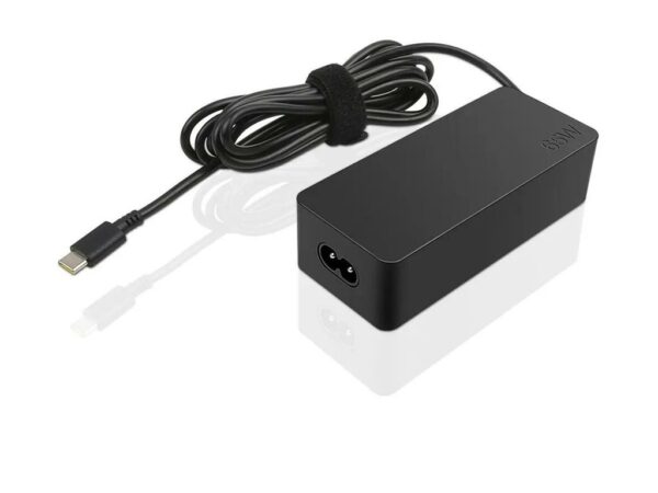 LENOVO 65W Standard AC Adapter (USB Type-C) – Adaptateur secteur – CA 100-240 V – 65 Watt – ThinkRed