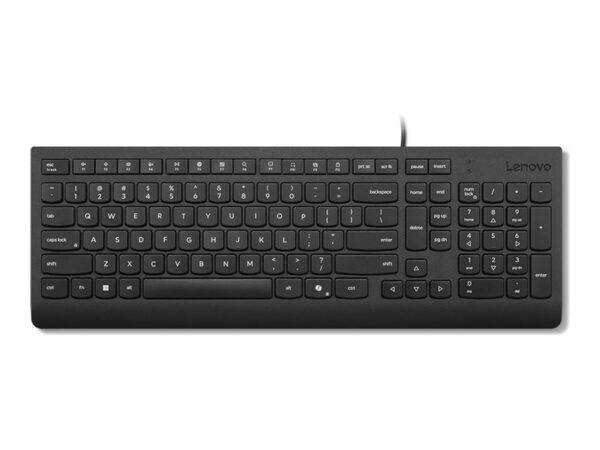 LENOVO Essential Wired Keyboard – U.S. English with Euro symbol