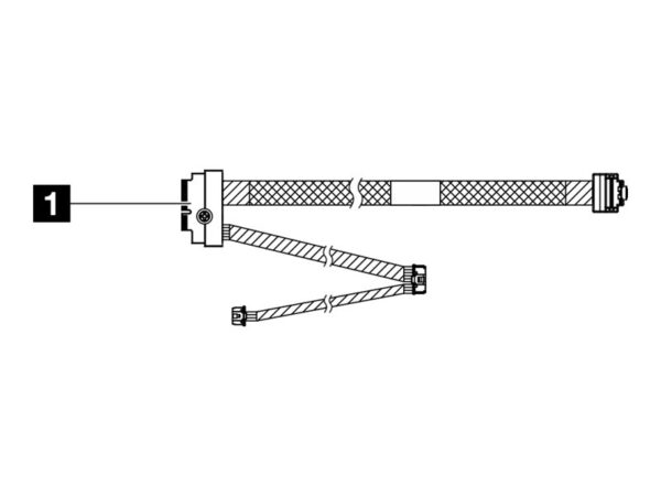 LENOVO ISG ThinkSystem SR630 V3 M.2 NVMe 2-Bay RAID Cable Kit