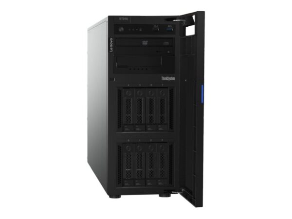 LENOVO ISG ThinkSystem ST250 Xeon E-2278G 8C 3.4GHz 16MB Cache/80W 1x16GB O/B 2.5inch HS 8 530-8i HS 550W XCC Standard