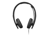 LENOVO – Micro-casque – sur-oreille – filaire – USB-C – noir – certifié Zoom