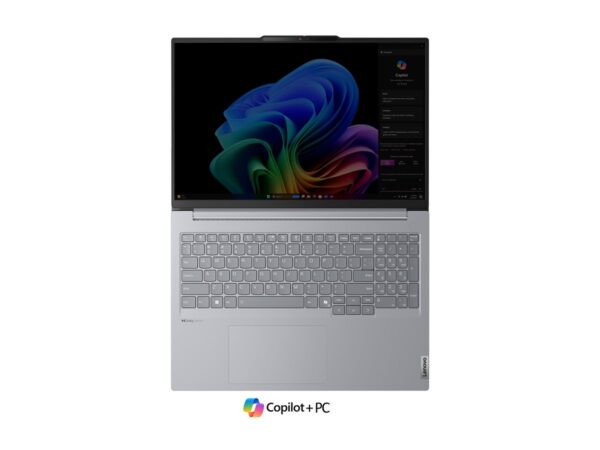 LENOVO ThinkBook 16 – G7 – 16p WUXGA – Qualcomm – Snapdragon X Plus – W11Pro – 32GB RAM – 1TB SSD – 3YR sur site – Copilot+ PC