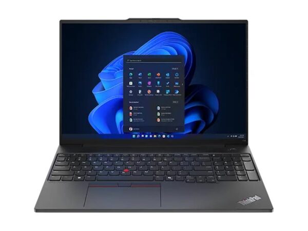 LENOVO ThinkPad – E16 – G2 – 16p WUXGA – Intel Core Ultra 7 – 155H – W11Pro – 16Go RAM – 512Go SSD – ThinkRed – PC IA