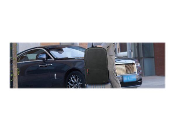 LENOVO ThinkPad Essential (Eco) – Sac à dos pour ordinateur portable – 16in – Noir avec des touches de rouge – ThinkRed