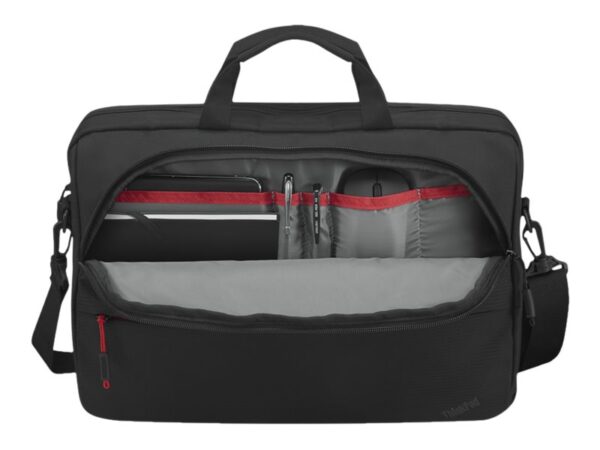 Lenovo ThinkPad Essential Topload (Eco) – Sacoche pour ordinateur portable – 16p – Noir avec des touches de rouge – ThinkRed