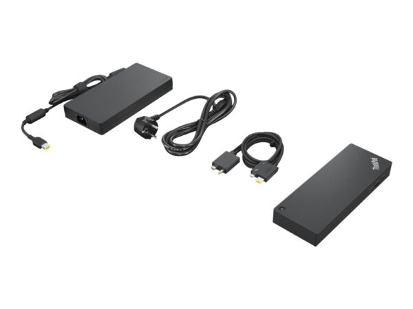 LENOVO ThinkPad Thunderbolt 4 WorkStation Dock – Thunderbolt 4 – HDMI, 2 x DP, 2 x Thunderbolt – 1GbE – 300 Watt
